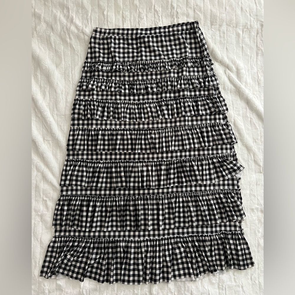 Ruffled Tiered Maxi Skirt